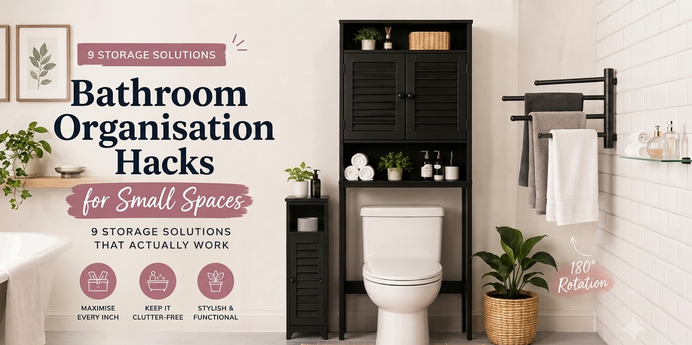 Bathroom Organisation Hacks for Small Spaces: 9 Storage Solutions That Actually Work