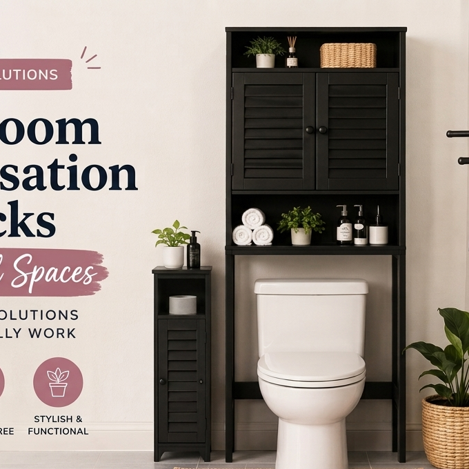 Bathroom Organisation Hacks for Small Spaces: 9 Storage Solutions That Actually Work