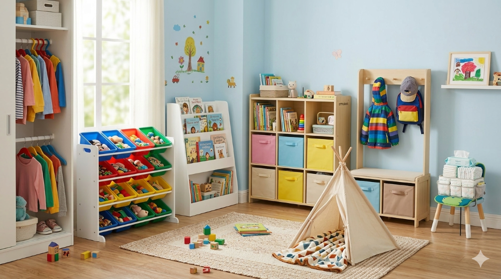 Kids Bedroom Organisation: Storage Solutions Parents Love
