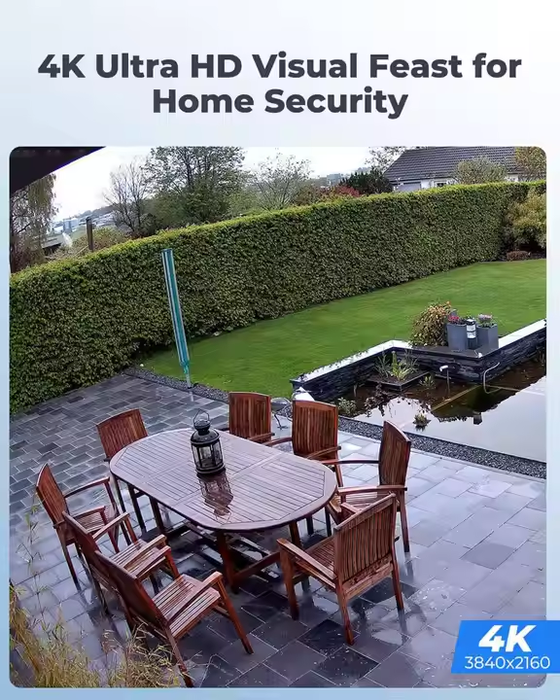 8CH POE Home Night Vision Security Camera System