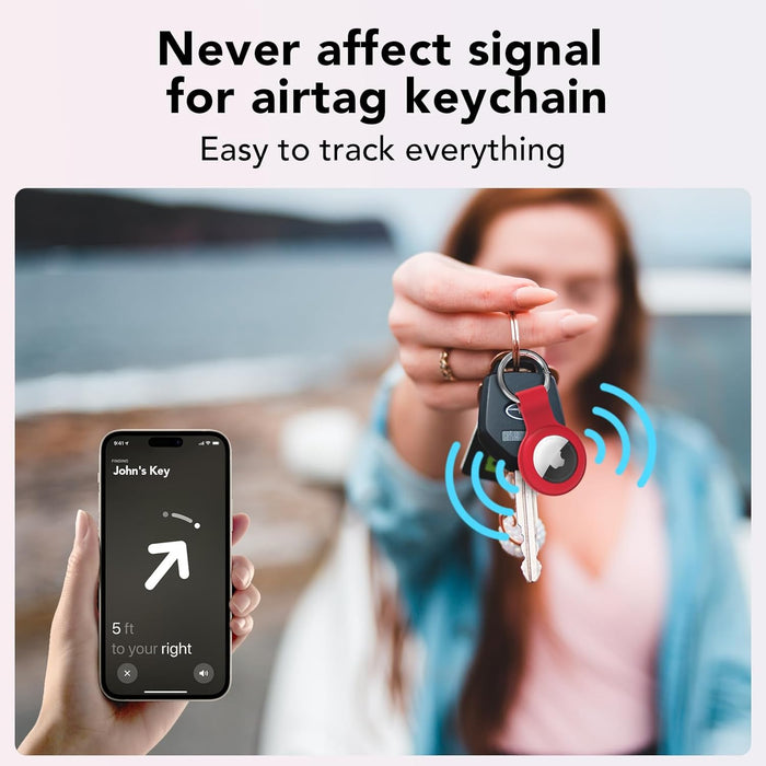 AirTag Case Keychain