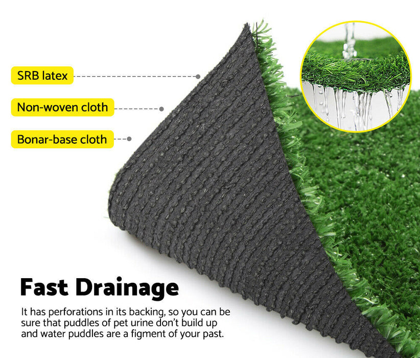 Two Pieces 2X5M Artificial Grass 30MM 20M2