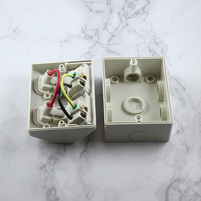 Weatherproof Double GPO Power Point Outlet 10Amp IP53