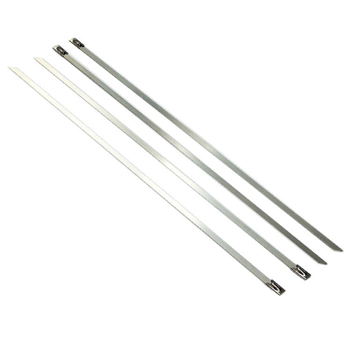 100pcs Stainless Steel Cable Ties 4.6x300mm