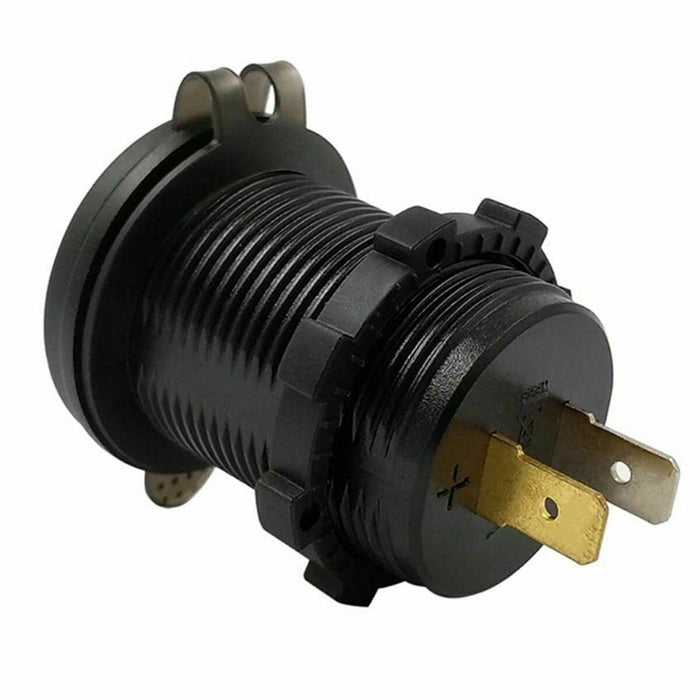 12V/24V QC 3.0 USB Fast Charger Socket Outlet On&amp;Off Switch For Car Motorcycle