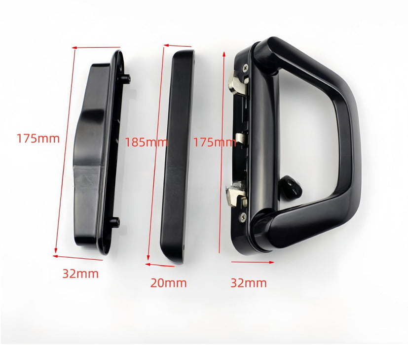 Patio Sliding Door Handle Set with Lock