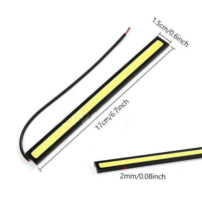LED light bar with dimensions labeled on a white background