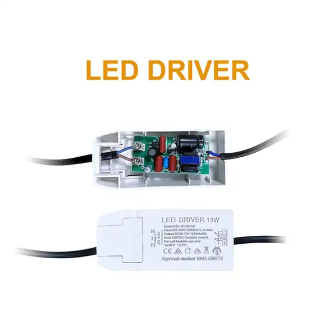 LED driver with cables on a white background