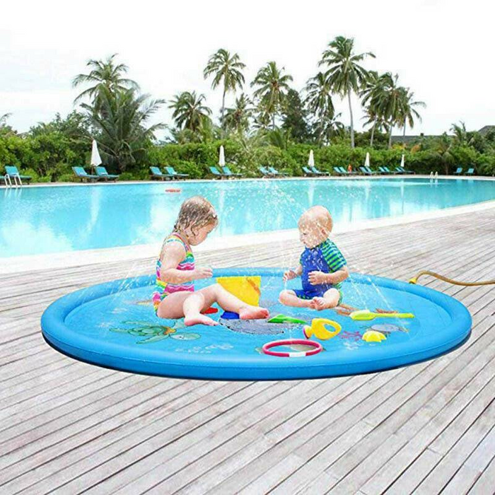 170cm Inflatable Spray Splash Water Mat Outdoor Pool