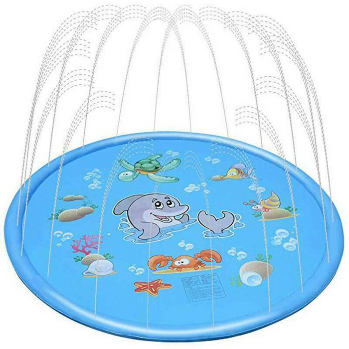 170cm Inflatable Spray Splash Water Mat Outdoor Pool