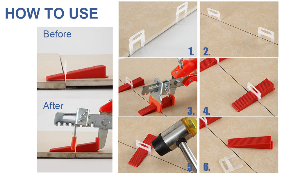 Tile Wedges Plier Tile Leveling System Kit