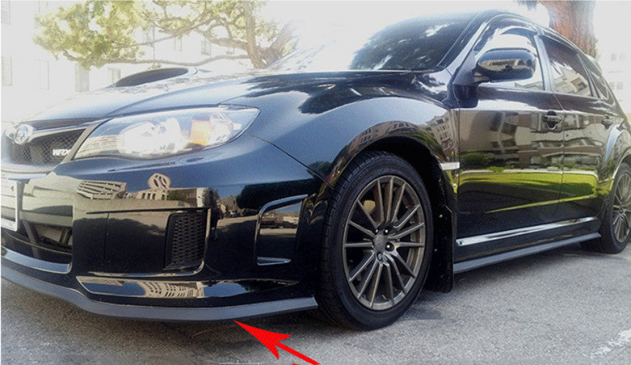 Car Front Bumper Lip Skirt Protector Splitter Body Spoiler Rubber Universal 2.5M