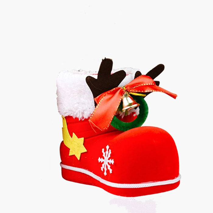2pcs Christmas Decorations Children Gifts Candy Boots Gift Box