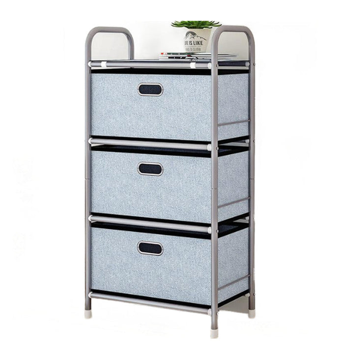 4 Tier Drawer Storage Rack Box Cabinet Organiser Shelf