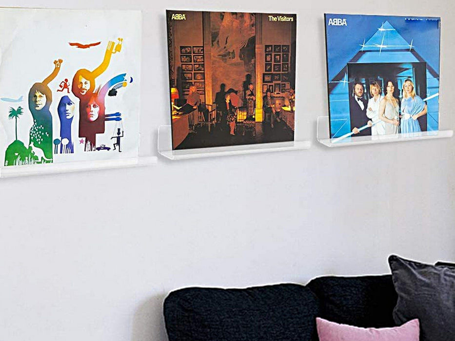 Wall Mounted Vinyl Record Display Rack -Set of 6 — Off The Back