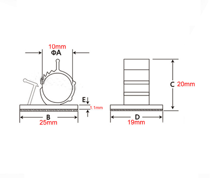 Cable Clips Cable Organiser Management Wire