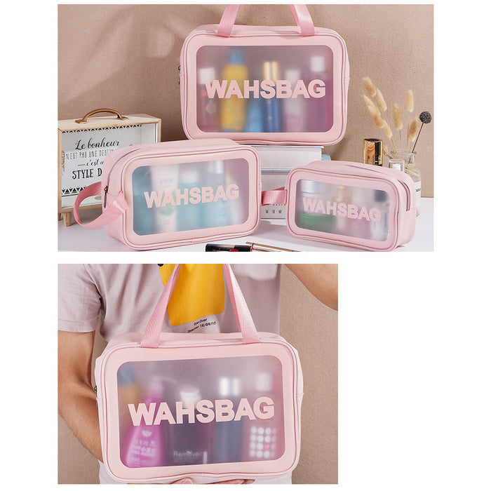Transparent Travel Waterproof Cosmetic Bag