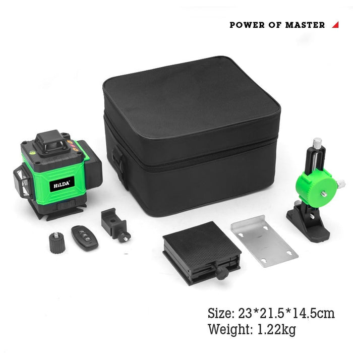 16-Line Green Laser Level Self-Leveling