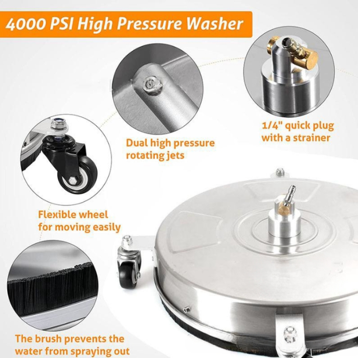 18" Pressure Washer Surface Cleaner