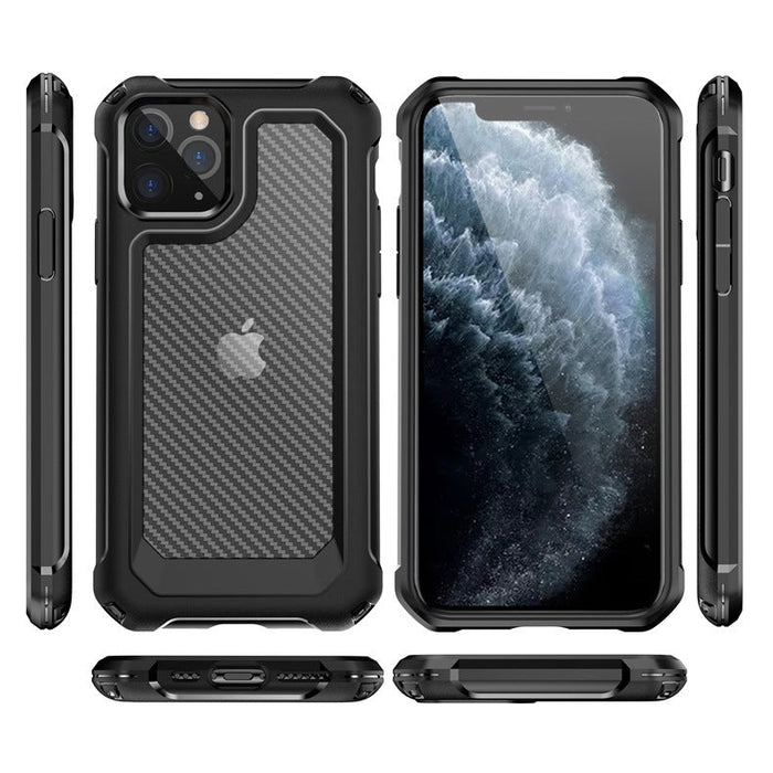 iPhone 11 Pro Rugged Carbon Fibre Look Shockproof Case