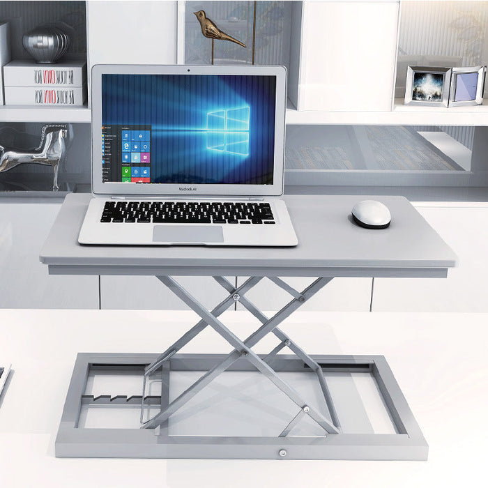 Adjustable Laptop Table Desk - Silver&Grey