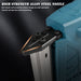 High strength alloy steel nozzle with text on a dark background