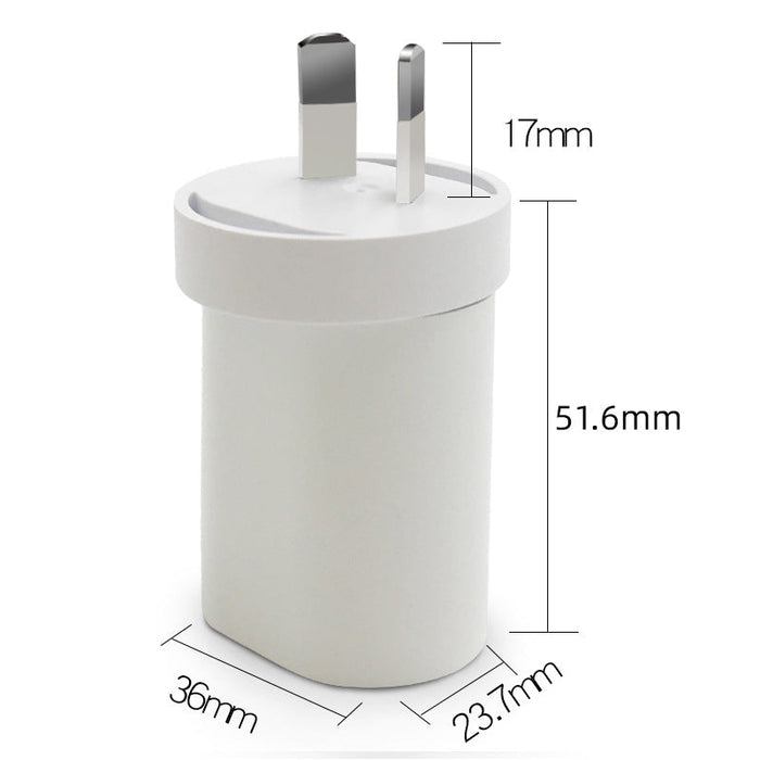 2 Port USB Phone Charger 5V 2A Dual USB Wall Charging AC Adapter NZ Plug