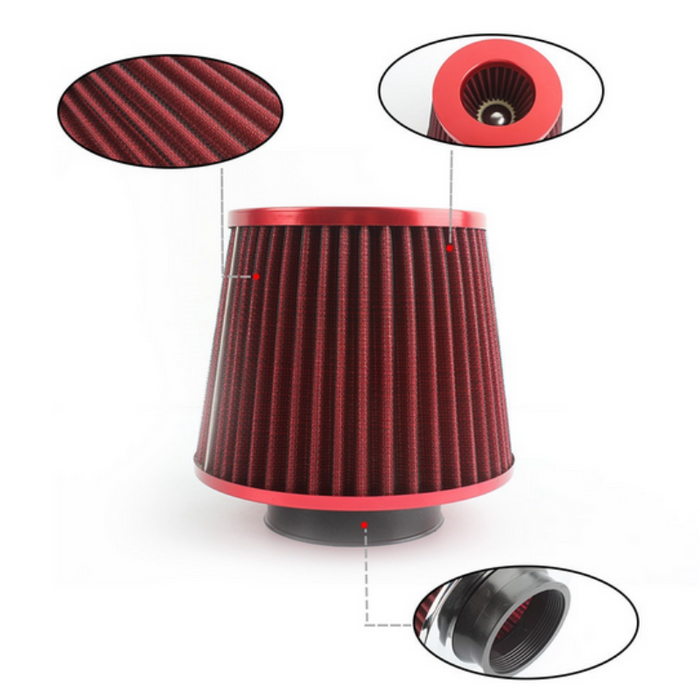 Car Air Filter - Red