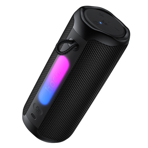 Hoco Bass+ RGB LED Bluetooth Speaker w FM Black