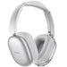 Hoco Active Noise Cancelling Bluetooth Headphones Silver w 90 Hours Battery Life