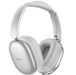 Hoco Active Noise Cancelling Bluetooth Headphones Silver w 90 Hours Battery Life
