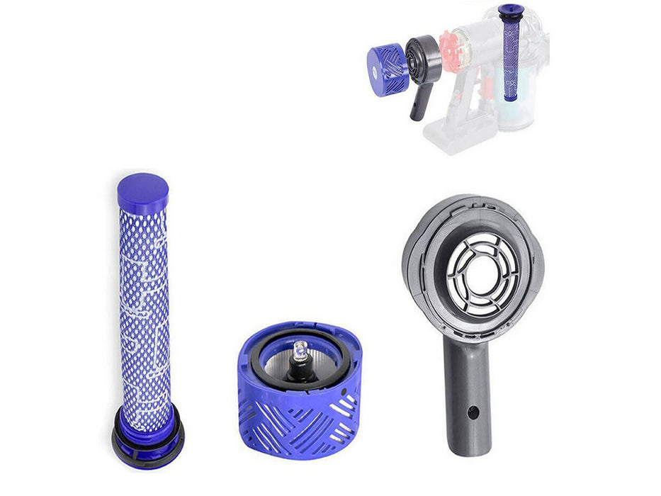 Rear Cover Pre and Post Filter Kit for Dyson V6