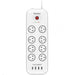 Huntkey 8 Outlet Surge Protected Powerboard with 4 USB Charging Ports Output:5V, 4A