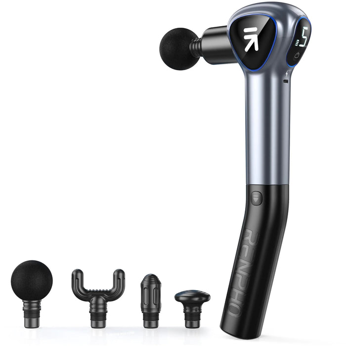 Renpho Reach Professional Massage Gun w Extendable Handle