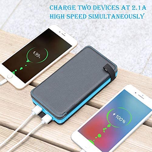 Solar Power Bank with 4 Panels 25000mAh