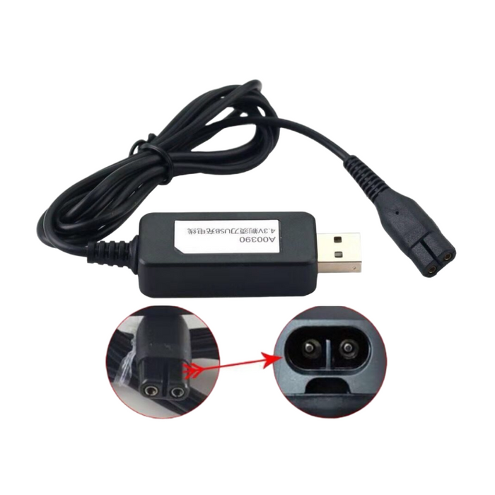 USB Charger Cable For PHILIPS 4.3V Shaver