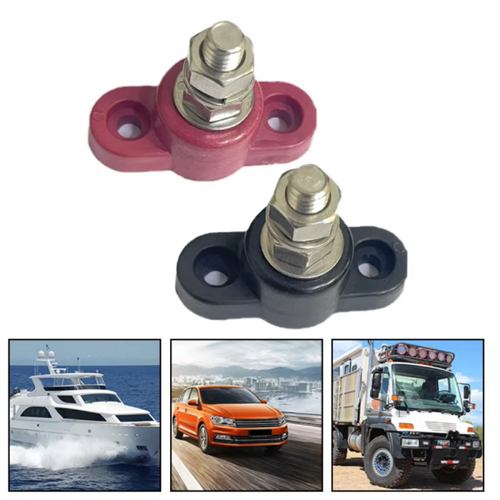 12V Bus Bar Marine 5/16" M8 Single Stud Power Distribution Block