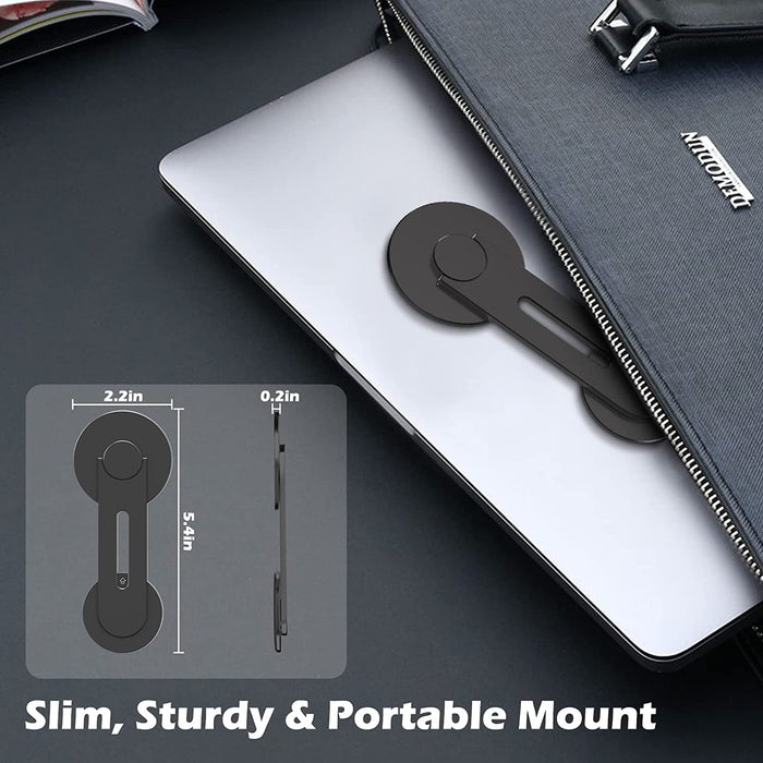 New Magnetic Laptop Phone Holder Gray