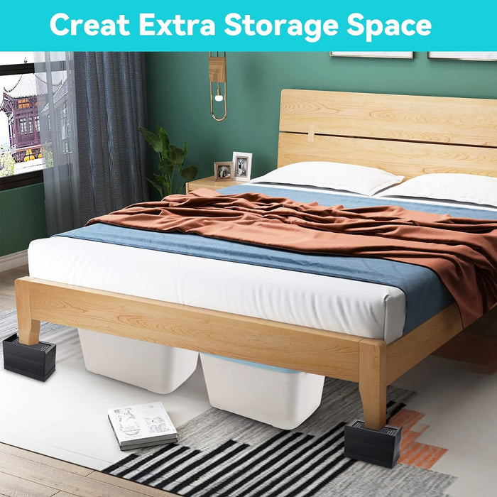 4Pcs Furniture Risers 7.5cm