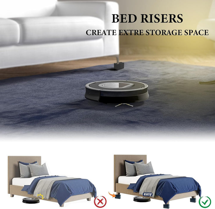 4Pcs Furniture Risers 7.5cm