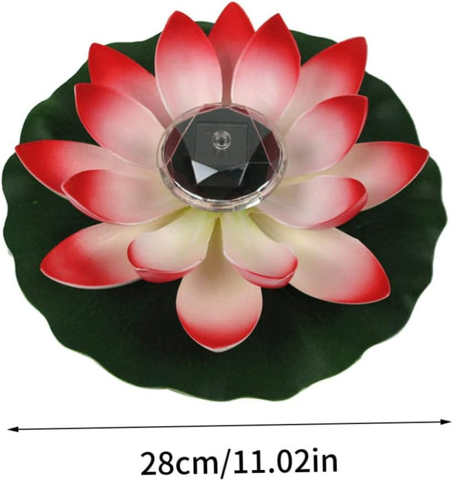 Floating Solar Pool Lotus Light Blue