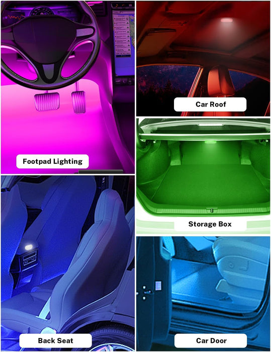 2Pcs Car Interior Lights