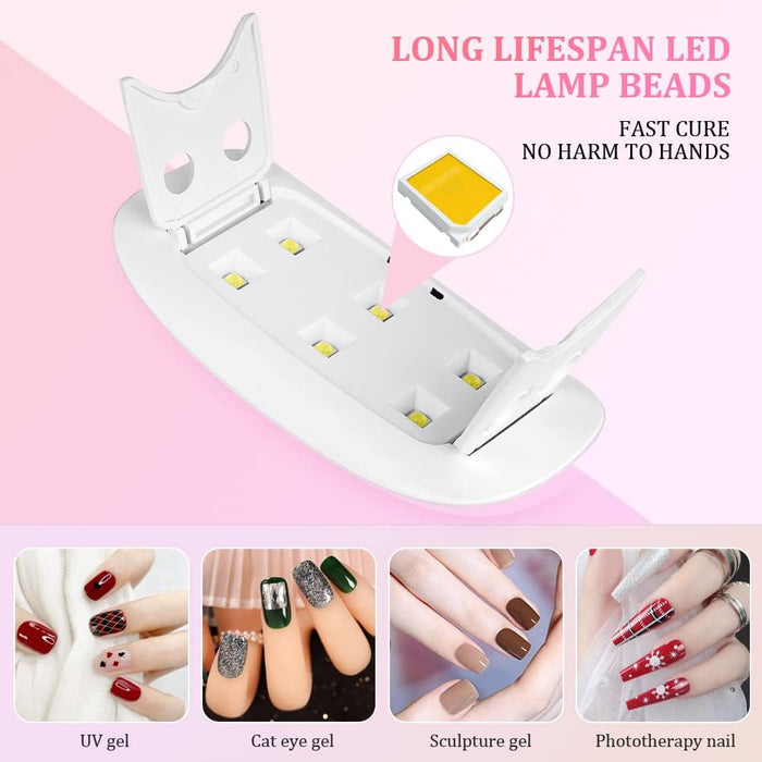 Mini UV LED Nail Lamp