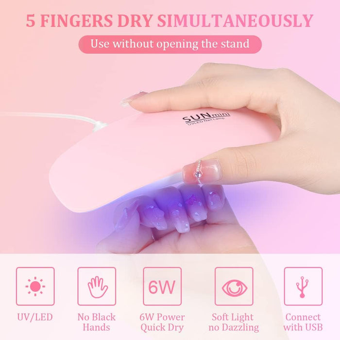 Mini UV LED Nail Lamp
