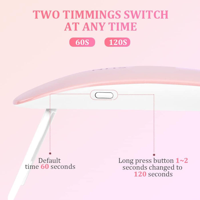 Mini UV LED Nail Lamp