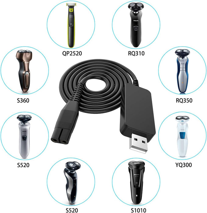 USB Charger Cable For PHILIPS 4.3V Shaver