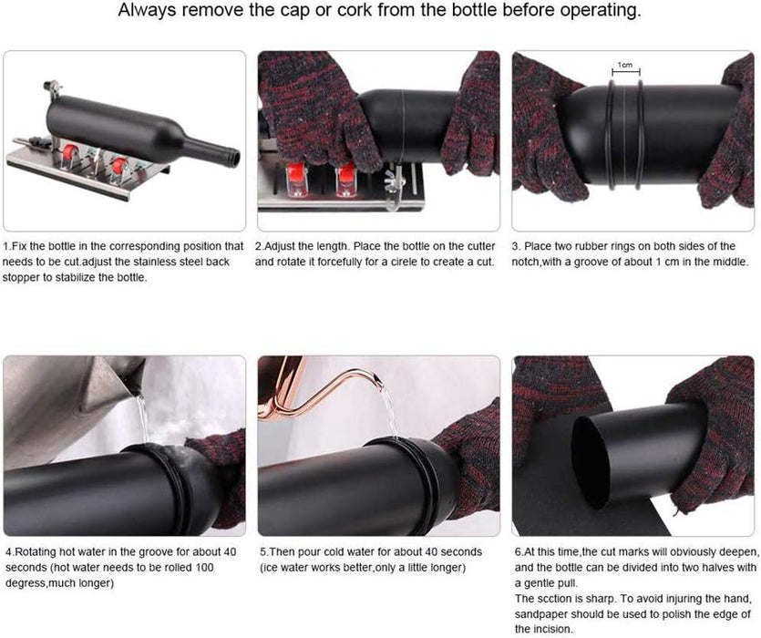 Glass Bottle Cutter Set