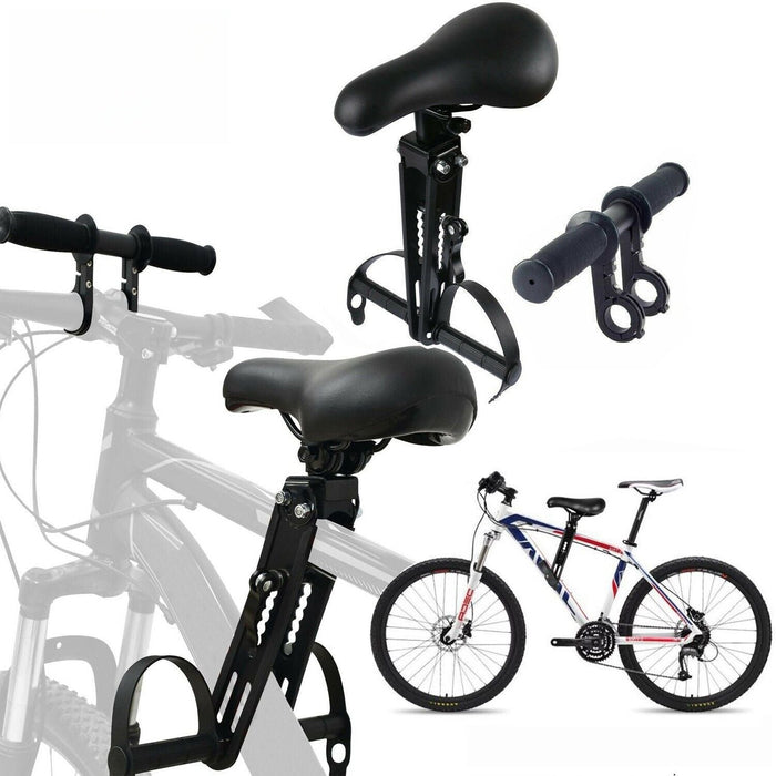 Front Mounted Child Bike Seat with Handlebar for Mountain Bikes