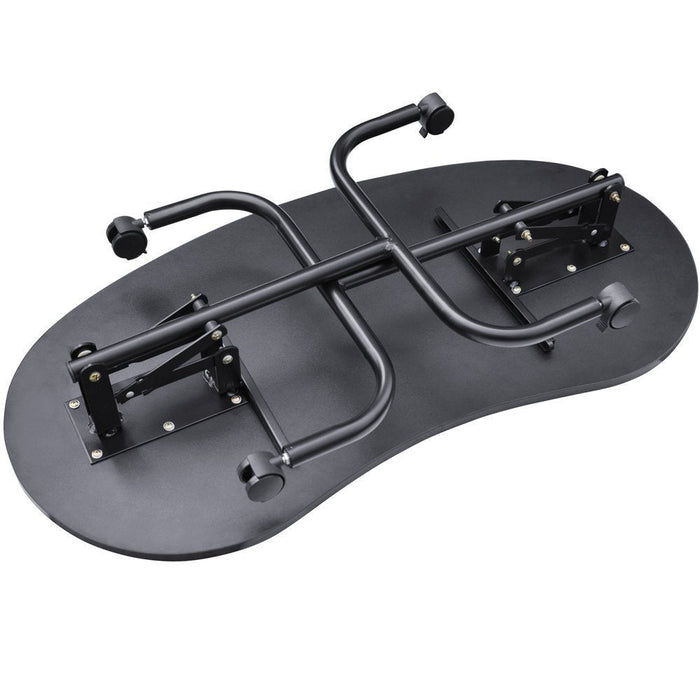 Folding Manicure Table Black