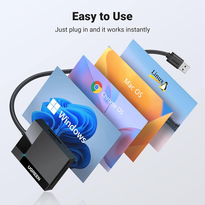 SD Card Reader USB 3.0 Card Hub Adapter